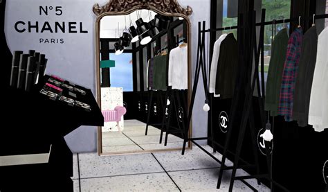 sims 4 cc chanel|sims 4 chanel store lot.